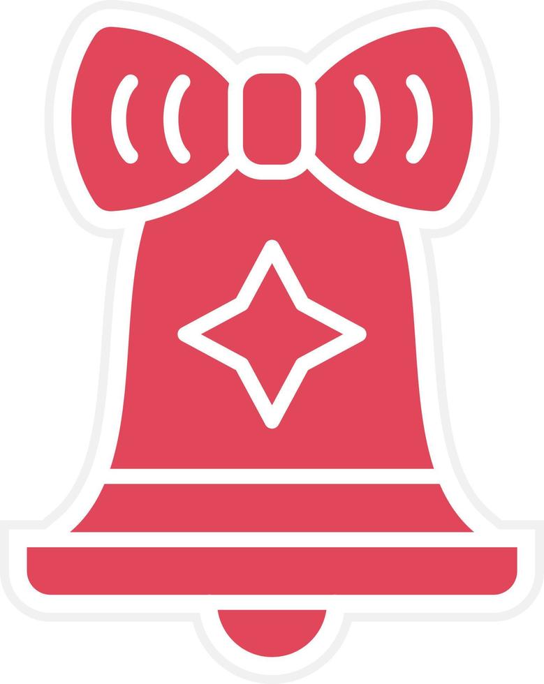 Birthday Bell Icon Style vector