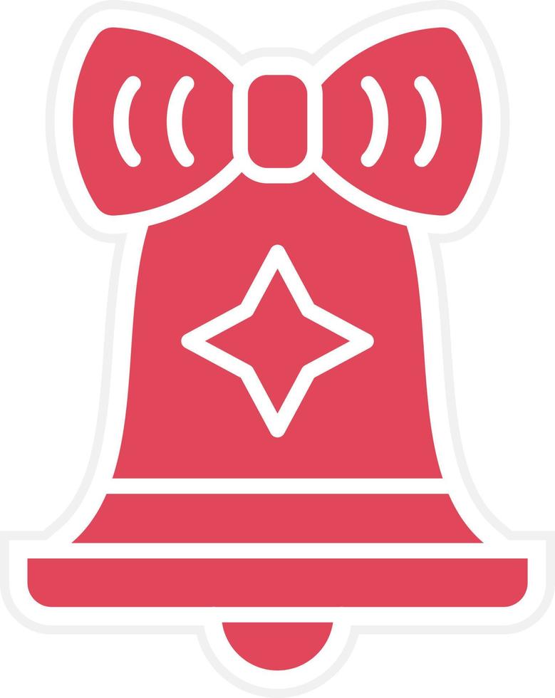 Birthday Bell Icon Style vector