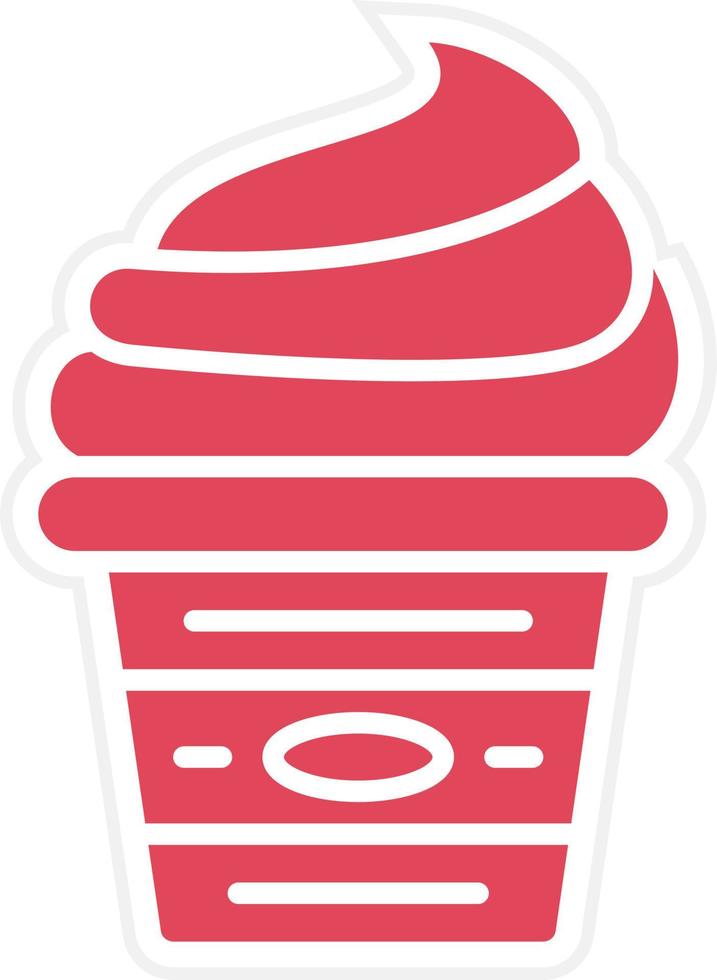 Cupcake Icon Style vector