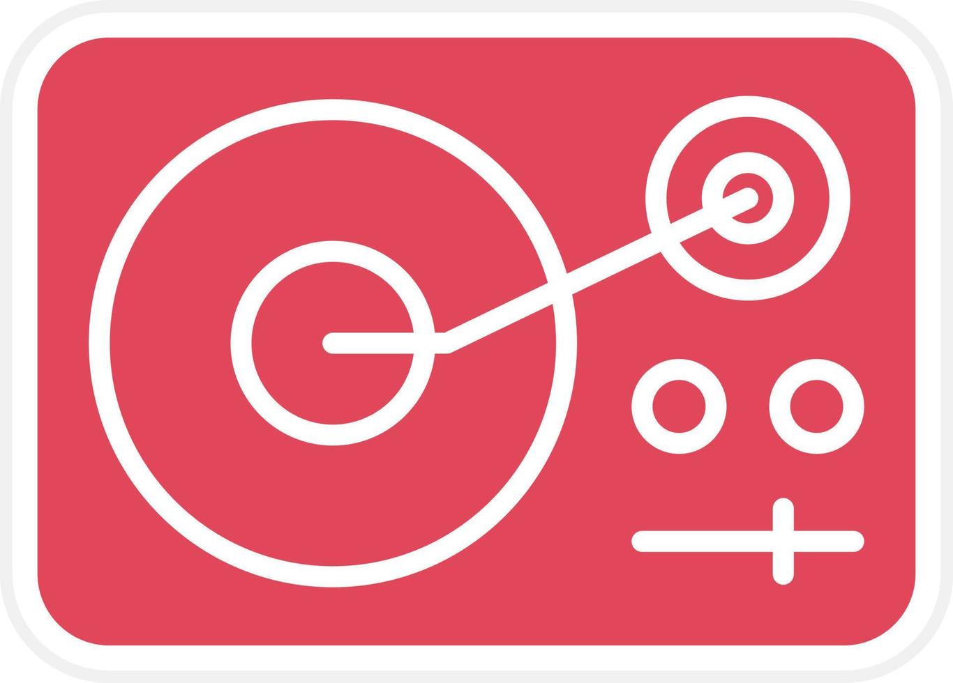 Turntable Icon Style vector