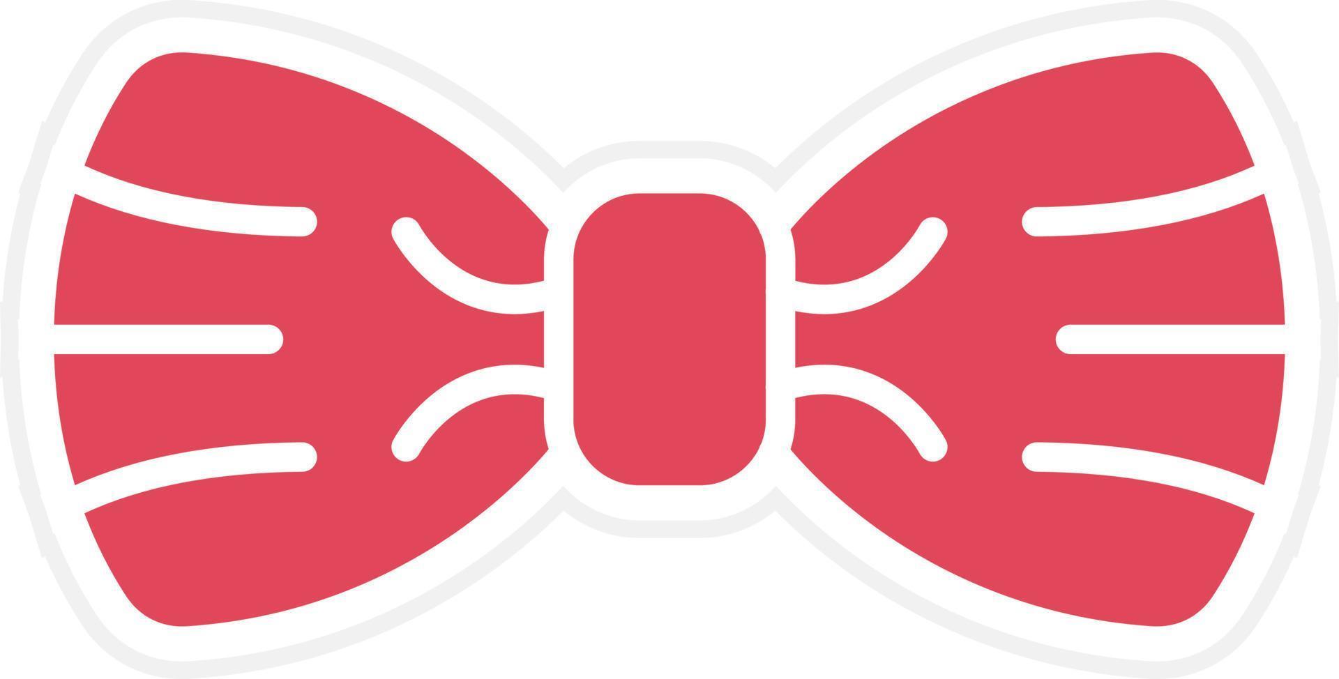 Bow Tie Icon Style vector