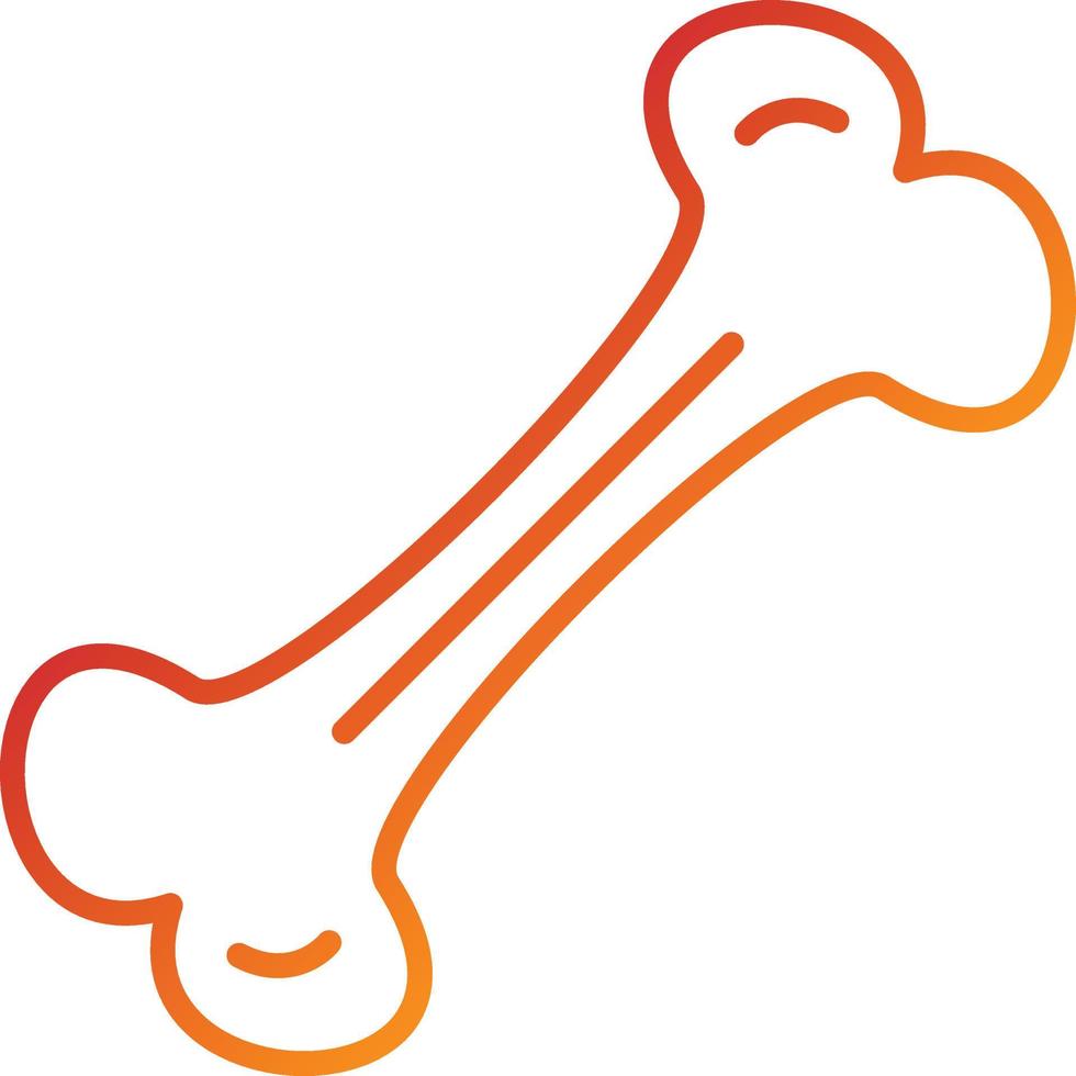 Bone Icon Style vector