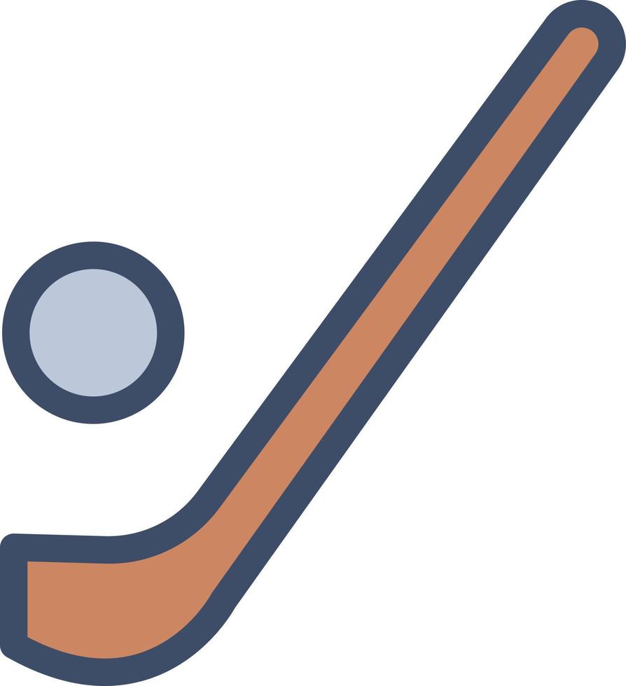 ilustración vectorial de hockey sobre un fondo. símbolos de calidad premium. iconos vectoriales para concepto y diseño gráfico. vector