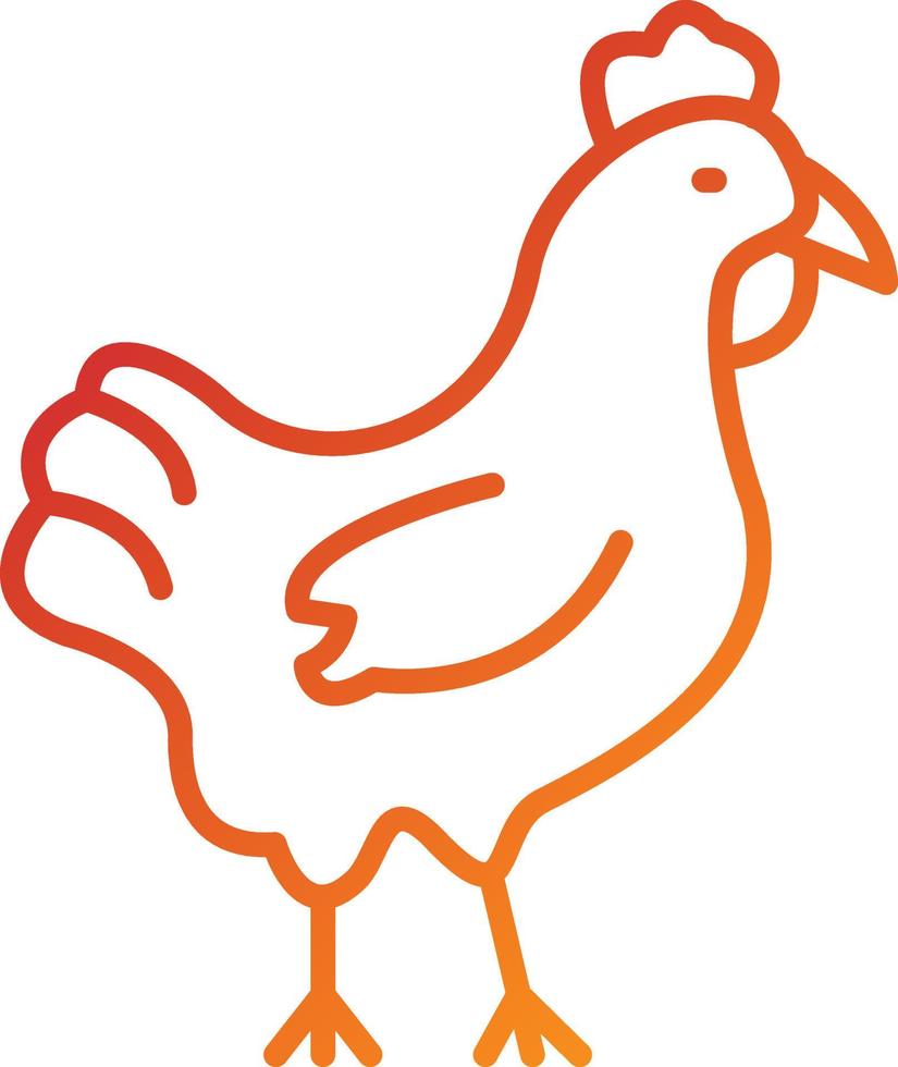 Chicken Icon Style vector