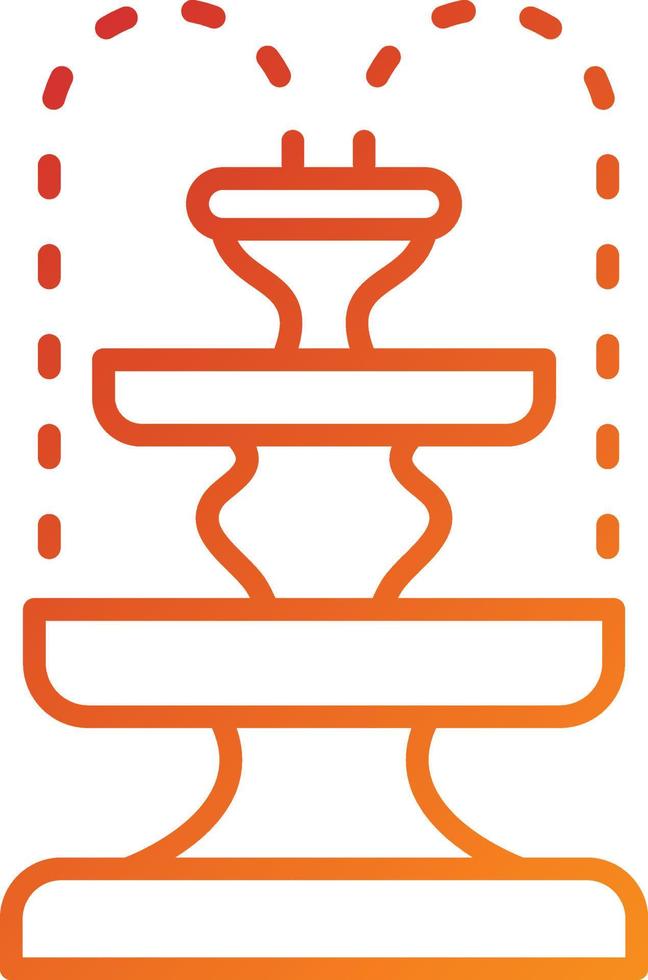 Fountain Icon Style vector