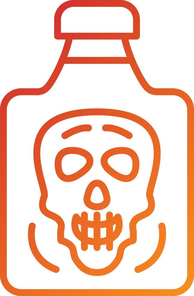 Poison Chemical Icon Style vector