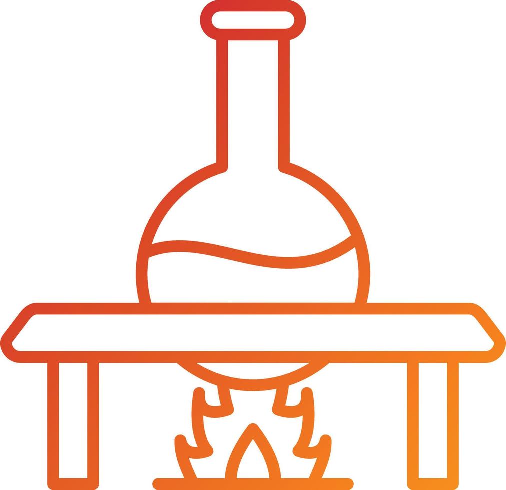 Bunsen Burner Icon Style vector