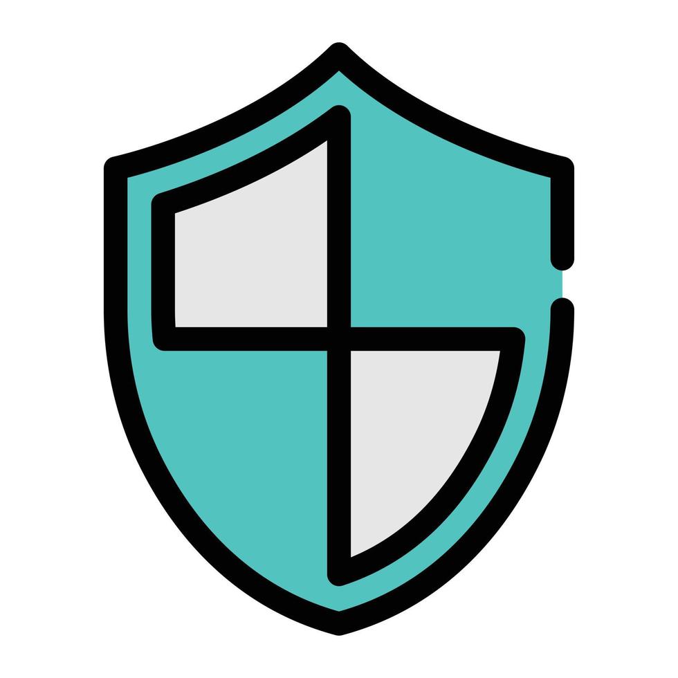 shield vector illustration on a background.Premium quality symbols.vector icons for concept and graphic design.