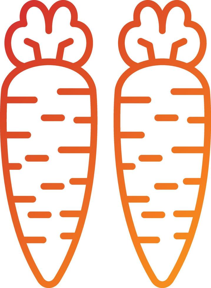 Carrots Icon Style vector