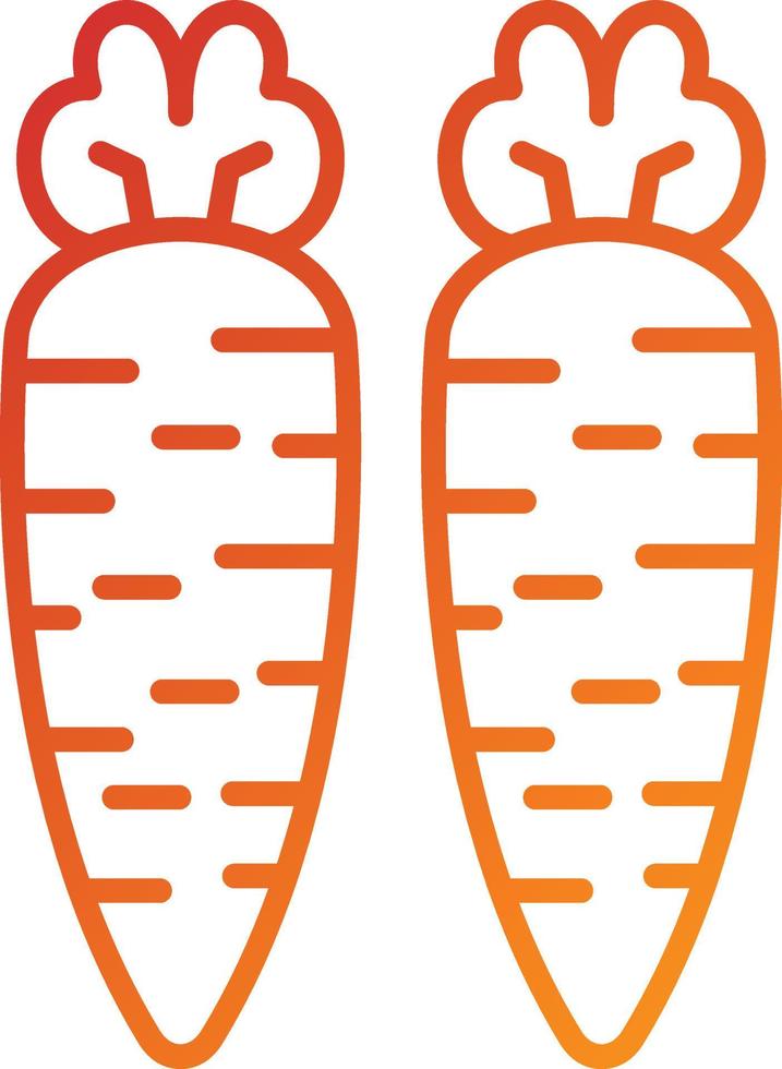 Carrots Icon Style vector