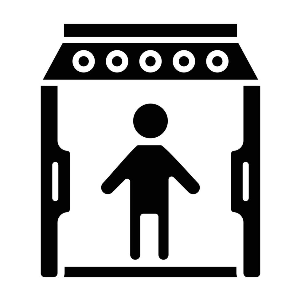 Metal Detector Icon Style vector