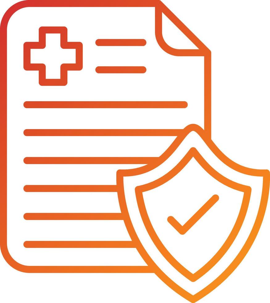 Health Insurance Icon Style vector
