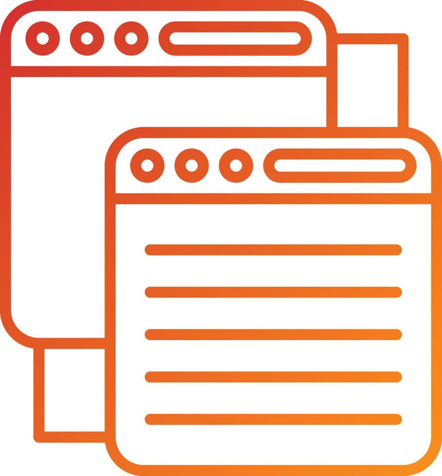 Queue Icon Style vector