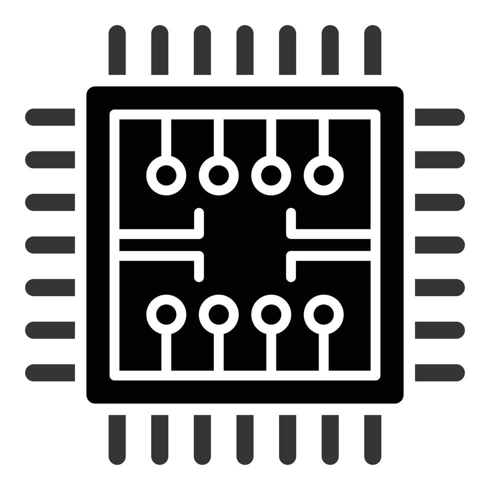 Microchip Icon Style vector