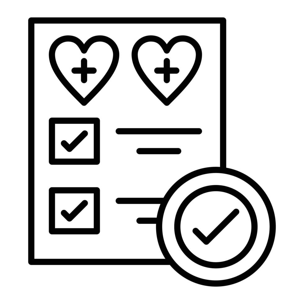 Health Check Icon Style vector