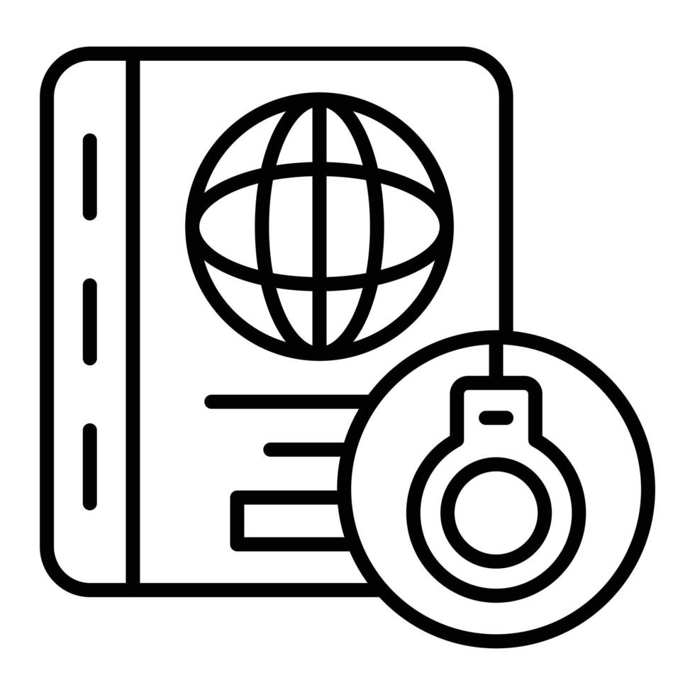 Deported Icon Style vector