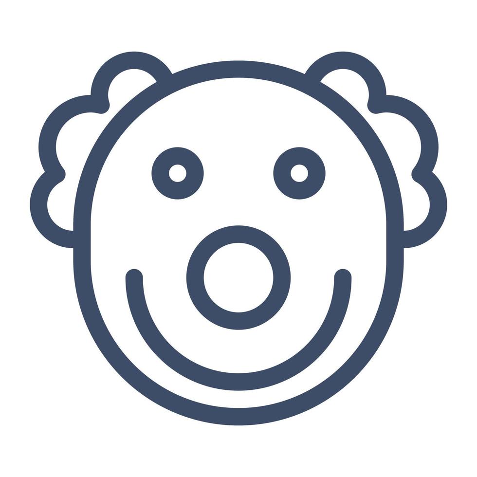 clown vector illustration on a background.Premium quality symbols. vector icons for concept and graphic design.