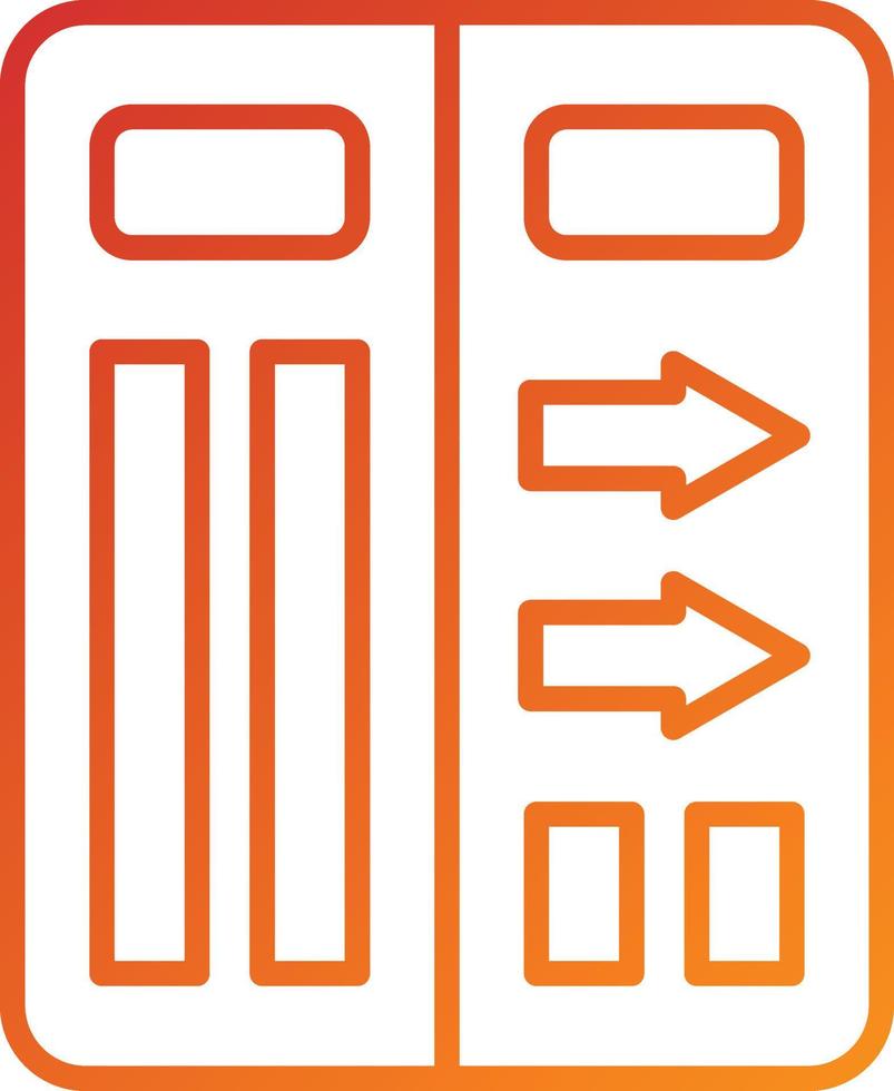 Emergency Exit Icon Style vector
