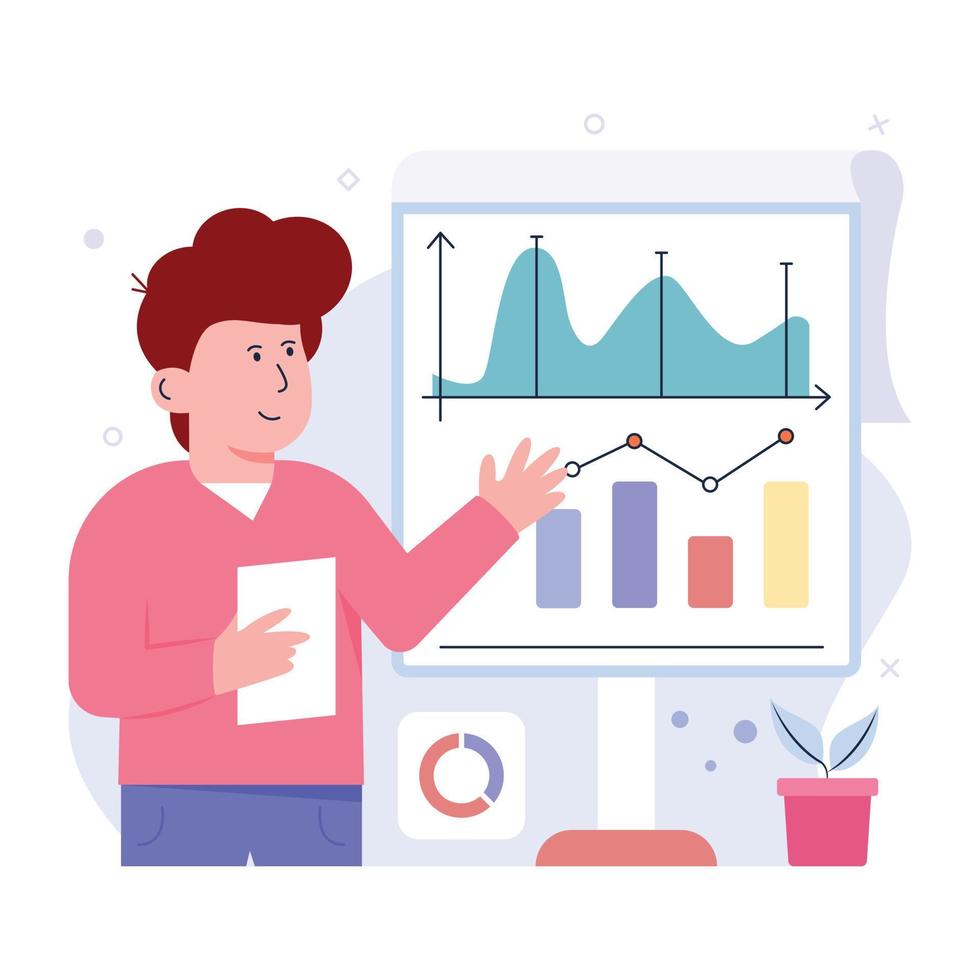 Get your hands on business strategy flat illustration vector