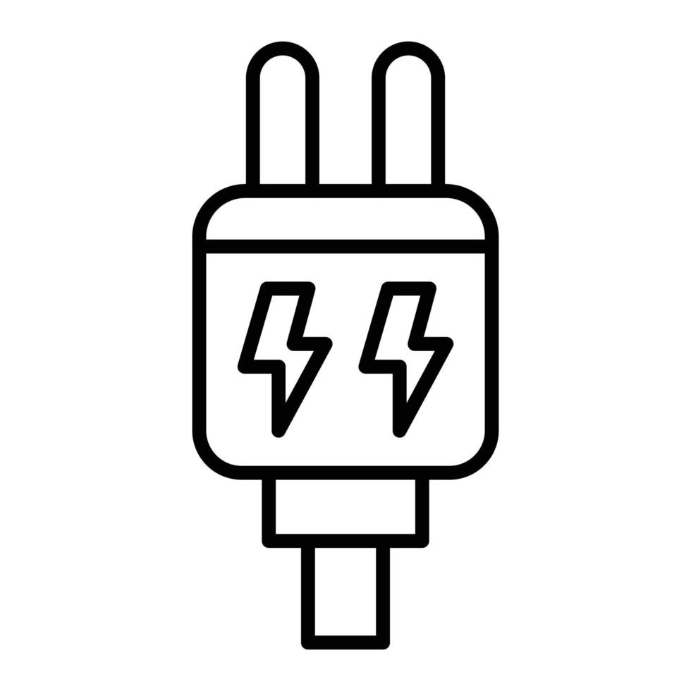 Power Plug Icon Style vector