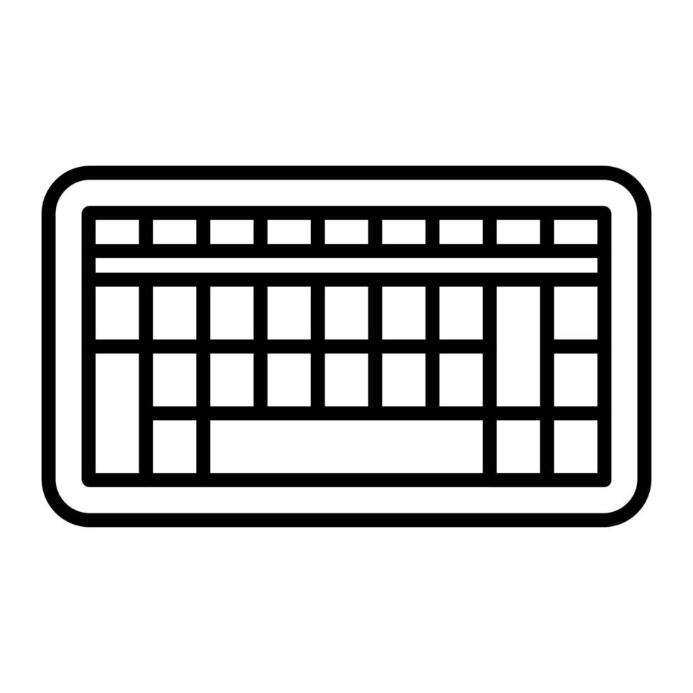 Keyboard Icon Style vector