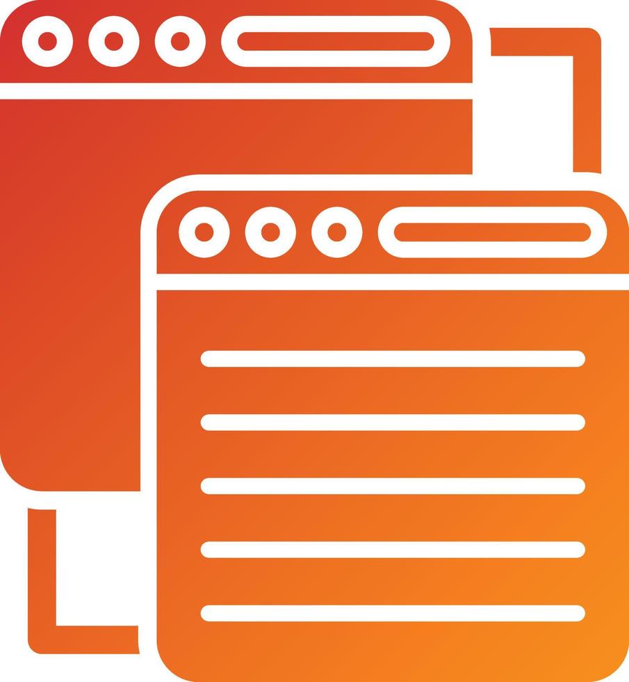 Queue Icon Style vector