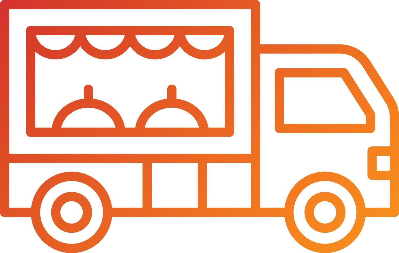 Food Truck Icon Style vector