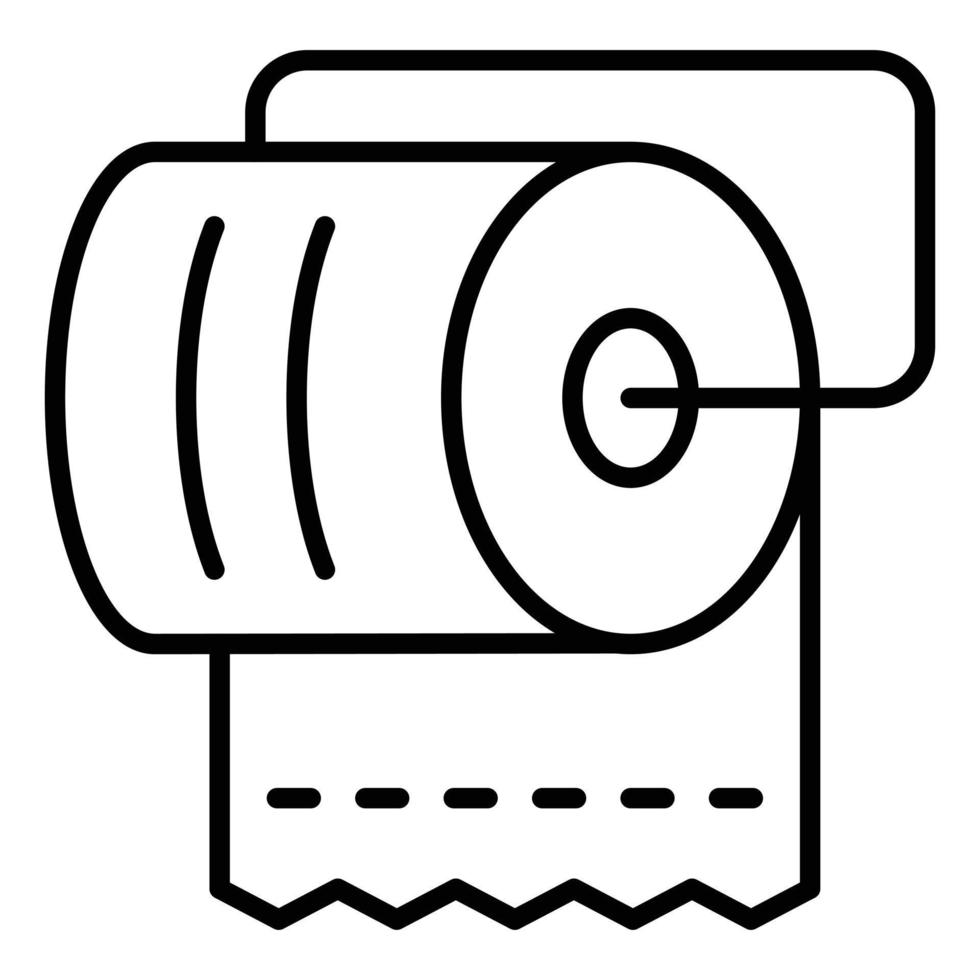 Toilet Paper Icon Style vector