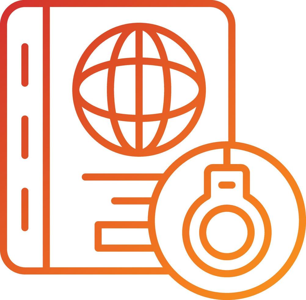 Deported Icon Style vector