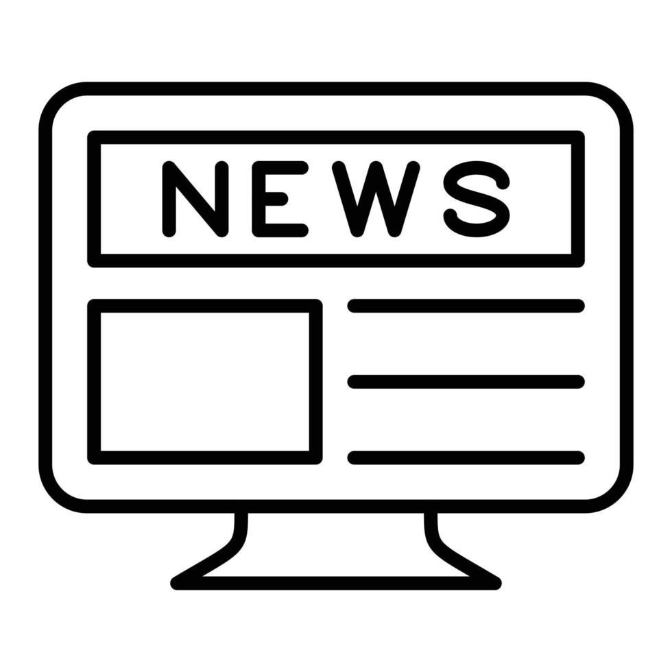 News Portal Icon Style vector