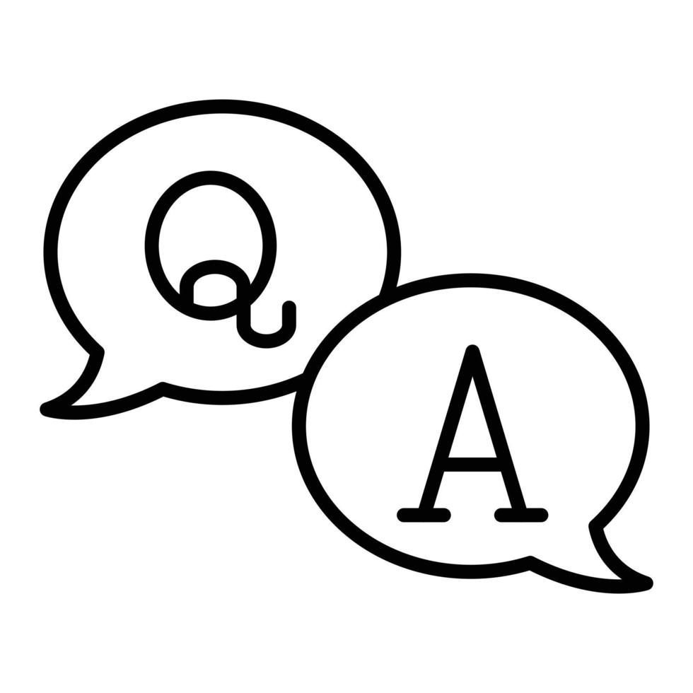 QA Icon Style vector