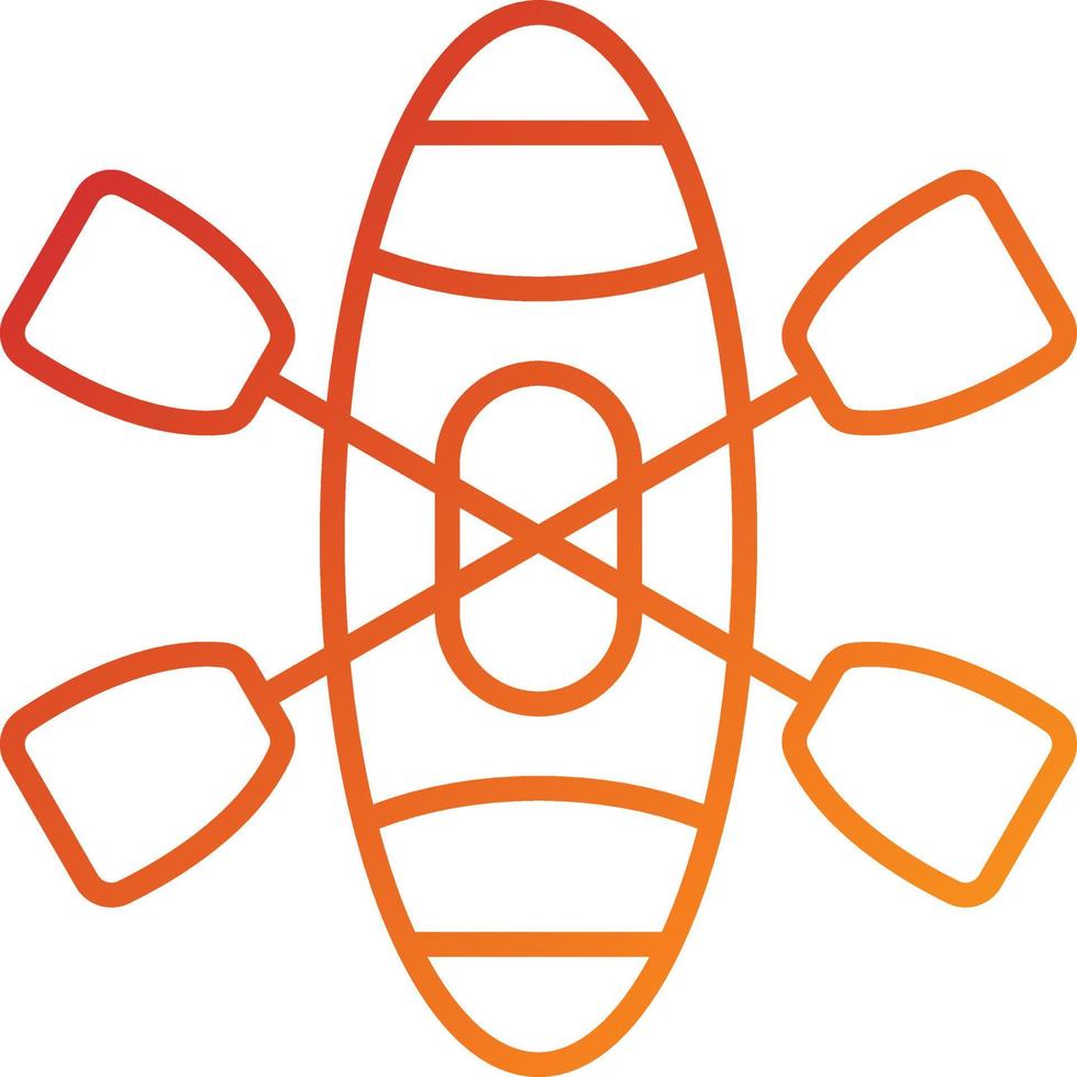 Kayak Icon Style vector