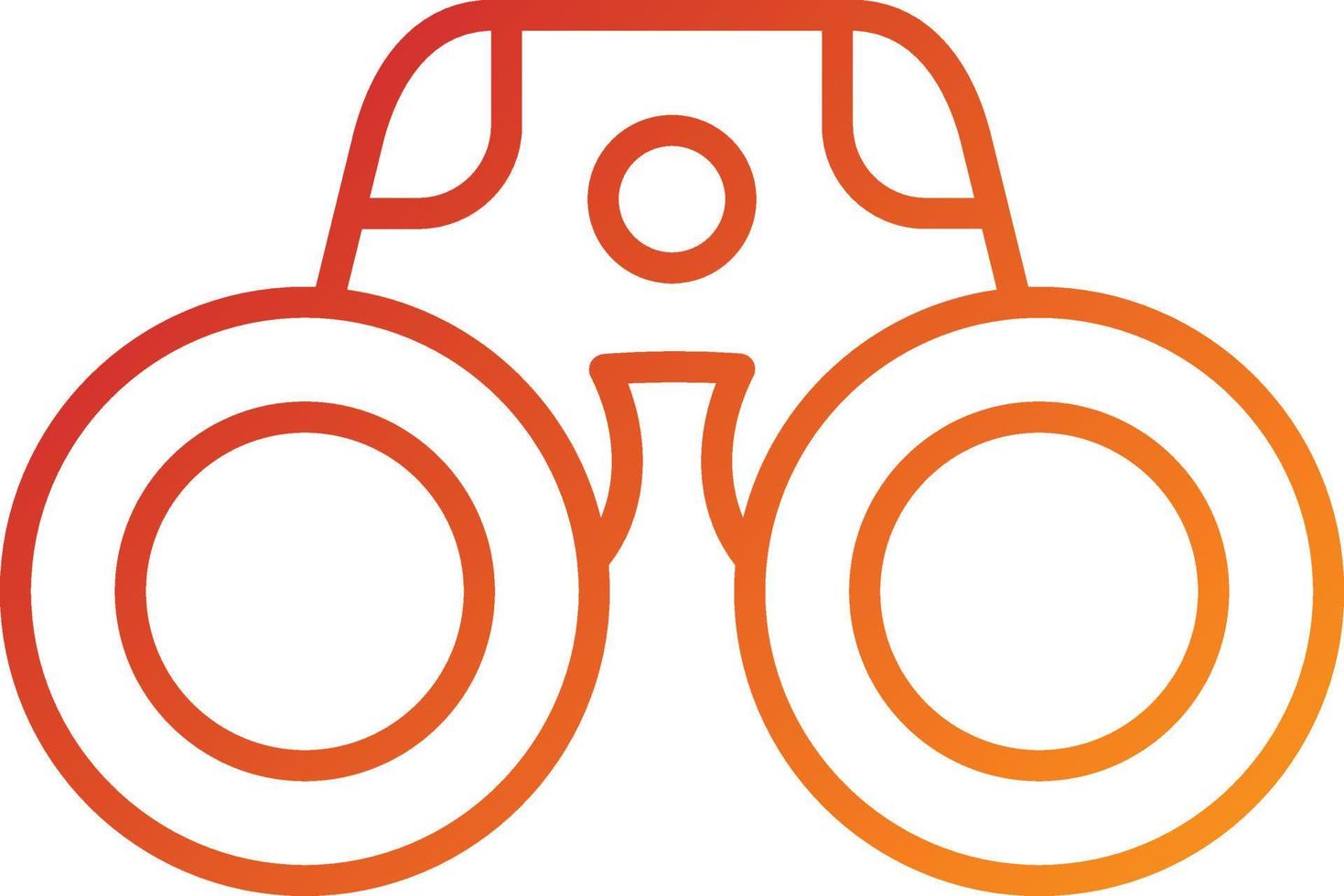 Binocular Icon Style vector