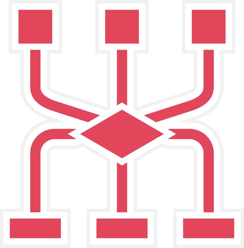 Flowchart Icon Style vector
