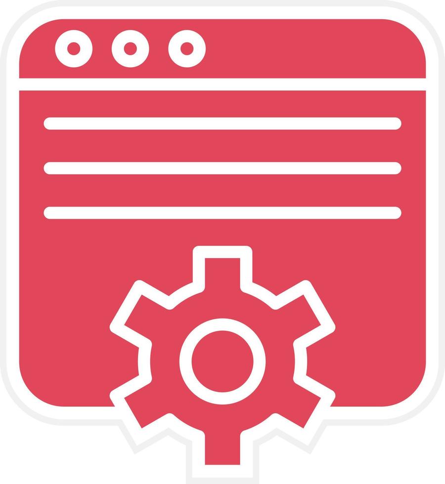 Content Management Icon Style vector