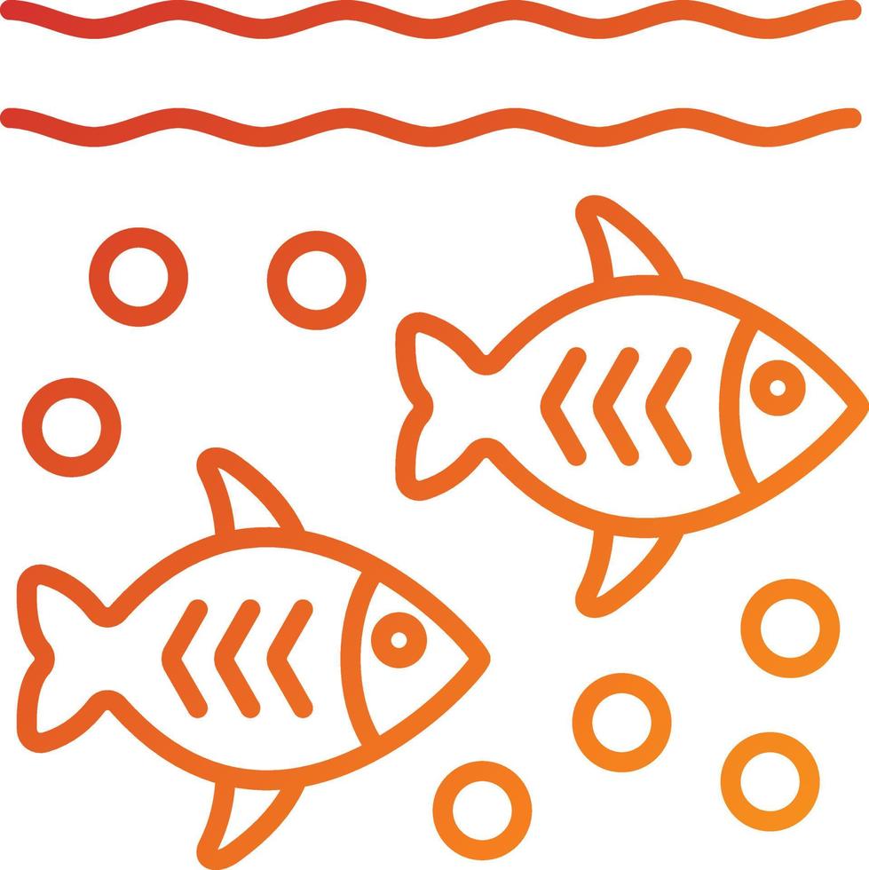 Fishes Icon Style vector