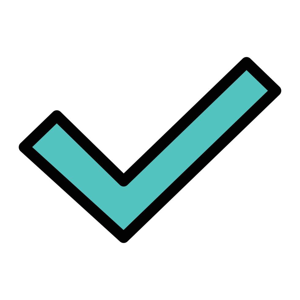 tick vector illustration on a background.Premium quality symbols. vector icons for concept and graphic design.