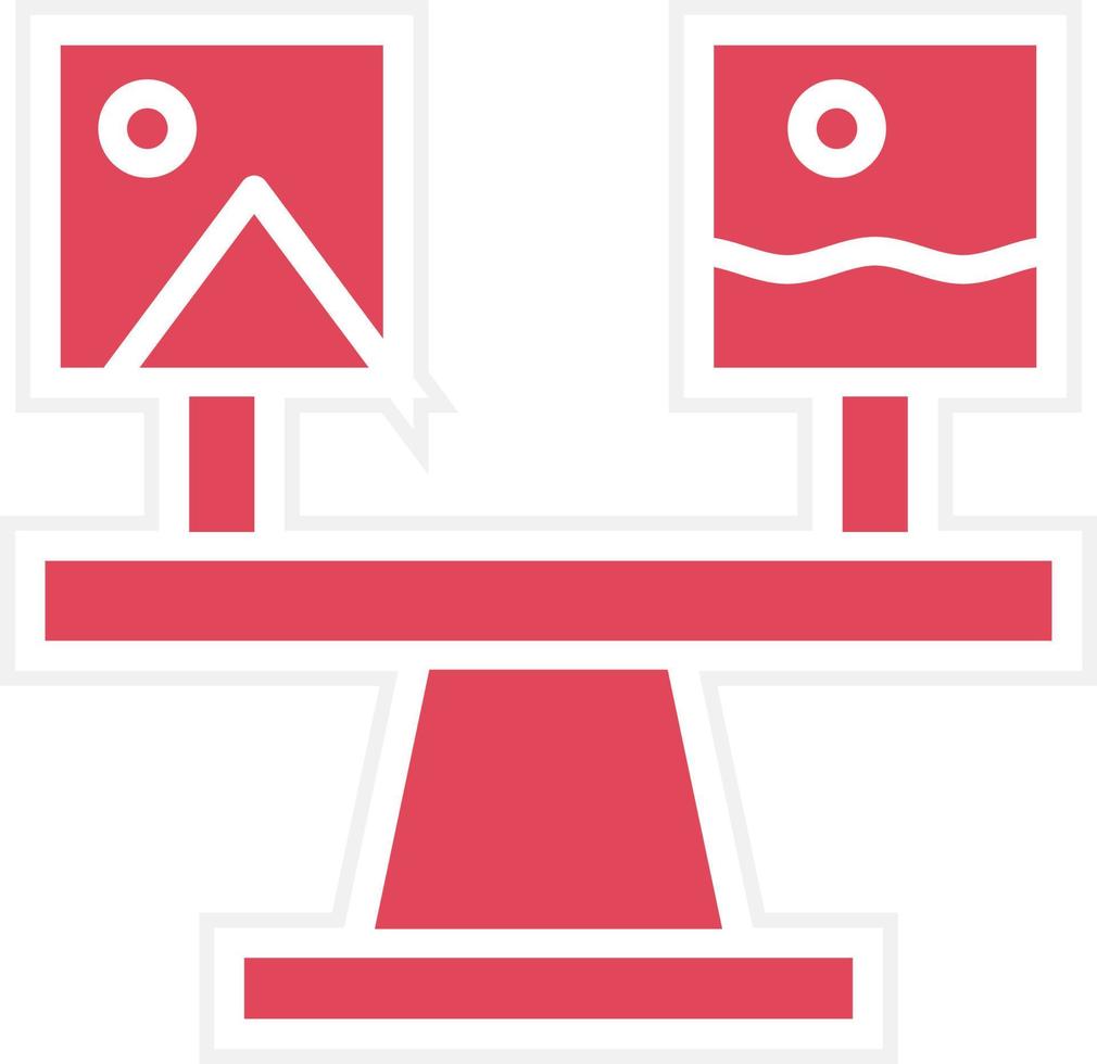 Comparison Icon Style vector
