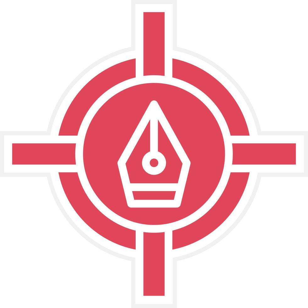 Target Icon Style vector