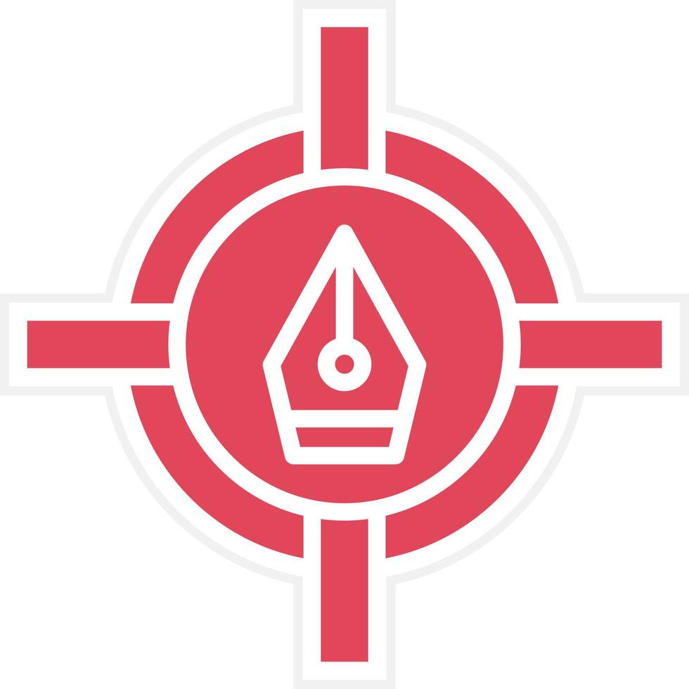 Target Icon Style vector