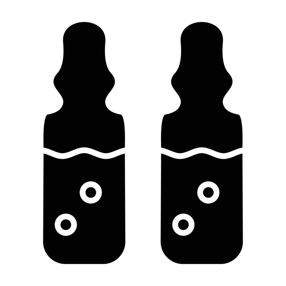 Ampoule Icon Style vector