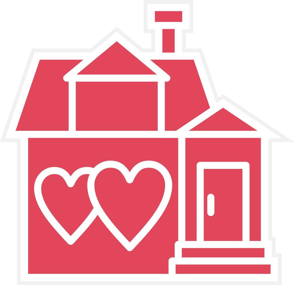 Dream House Icon Style vector