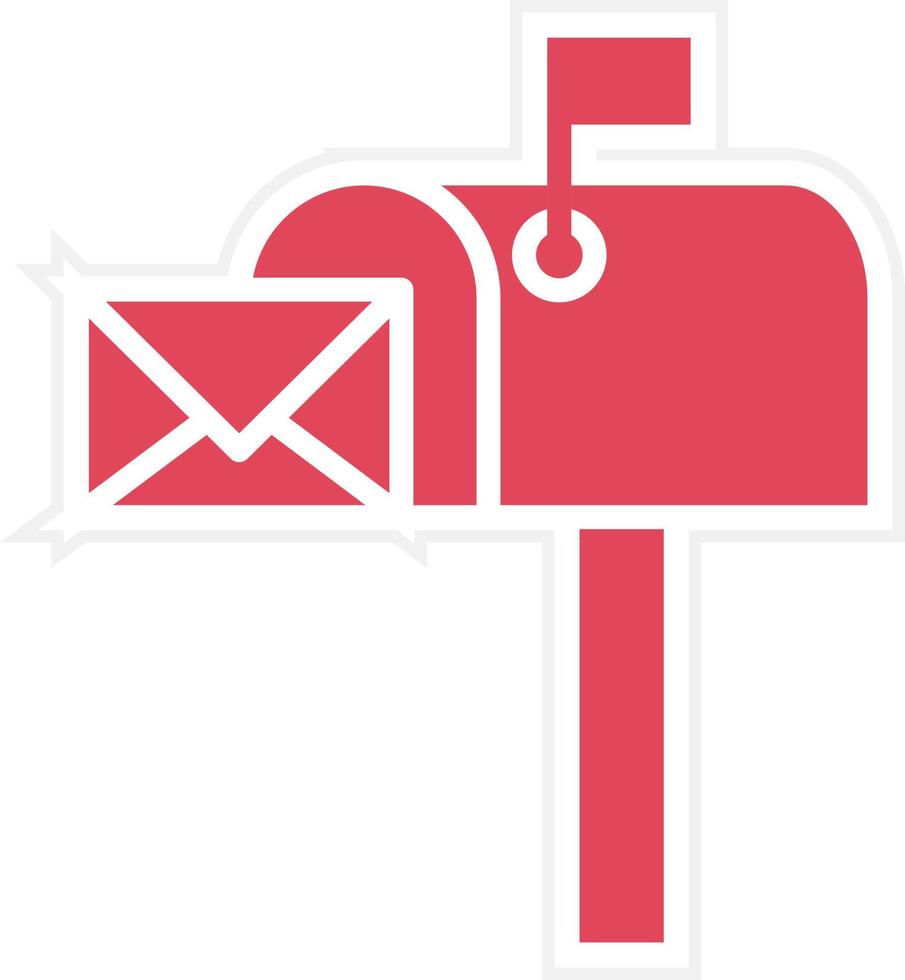 Mailbox Icon Style vector