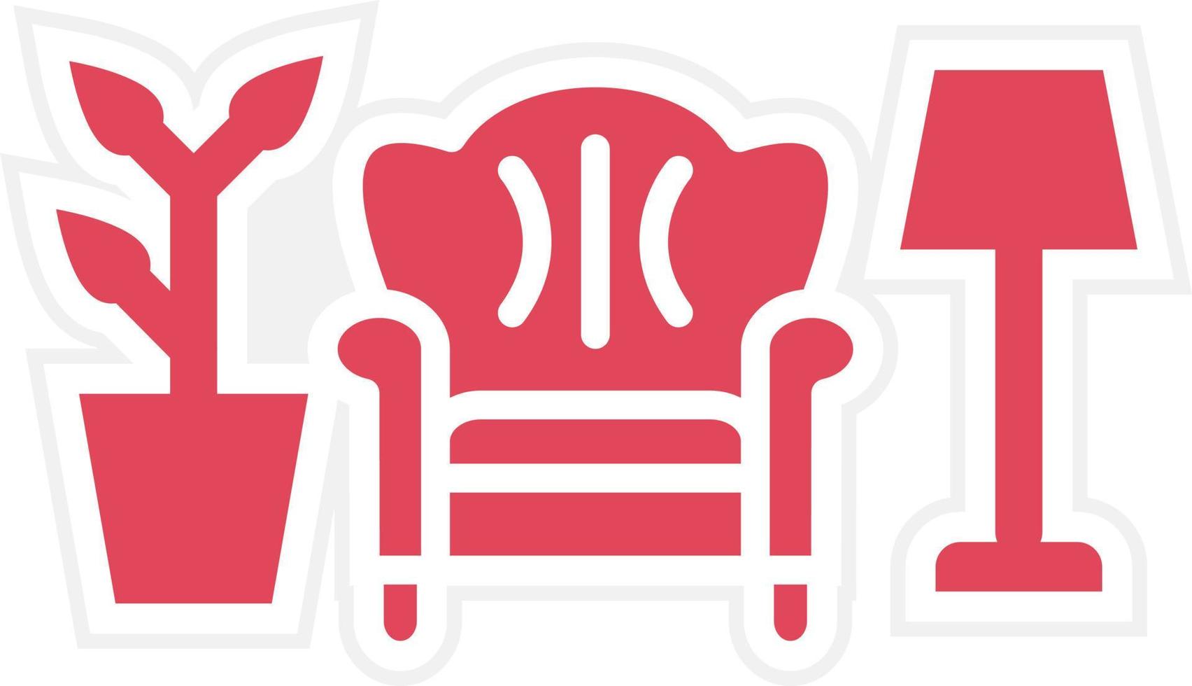 Living Room Icon Style vector