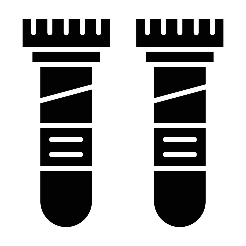 Test Tubes Icon Style vector