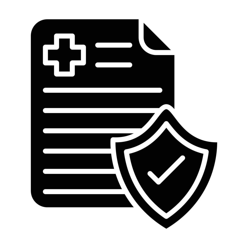 Health Insurance Icon Style vector