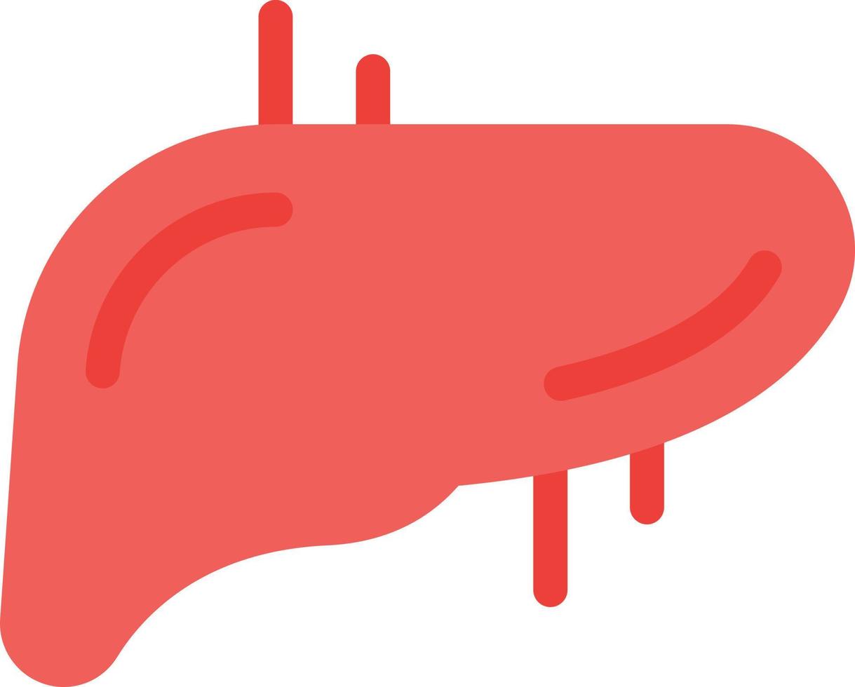 liver vector illustration on a background.Premium quality symbols. vector icons for concept and graphic design.