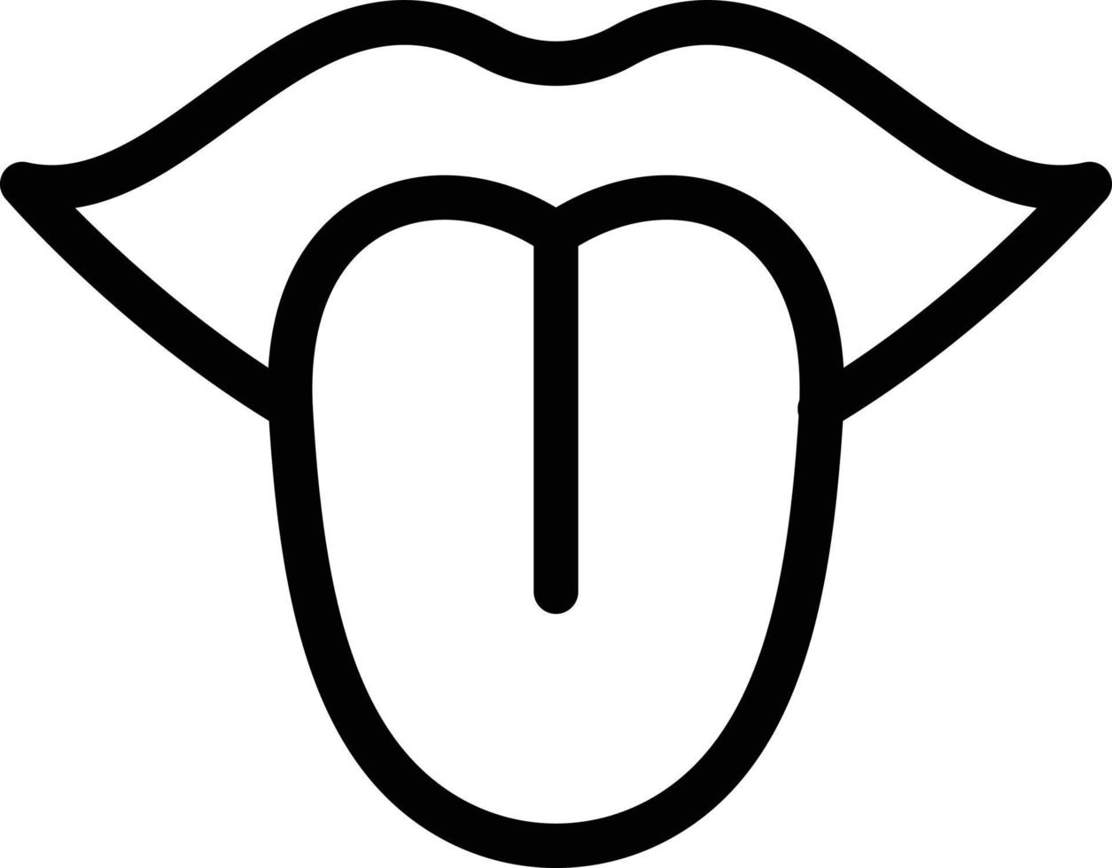tongue vector illustration on a background.Premium quality symbols. vector icons for concept and graphic design.