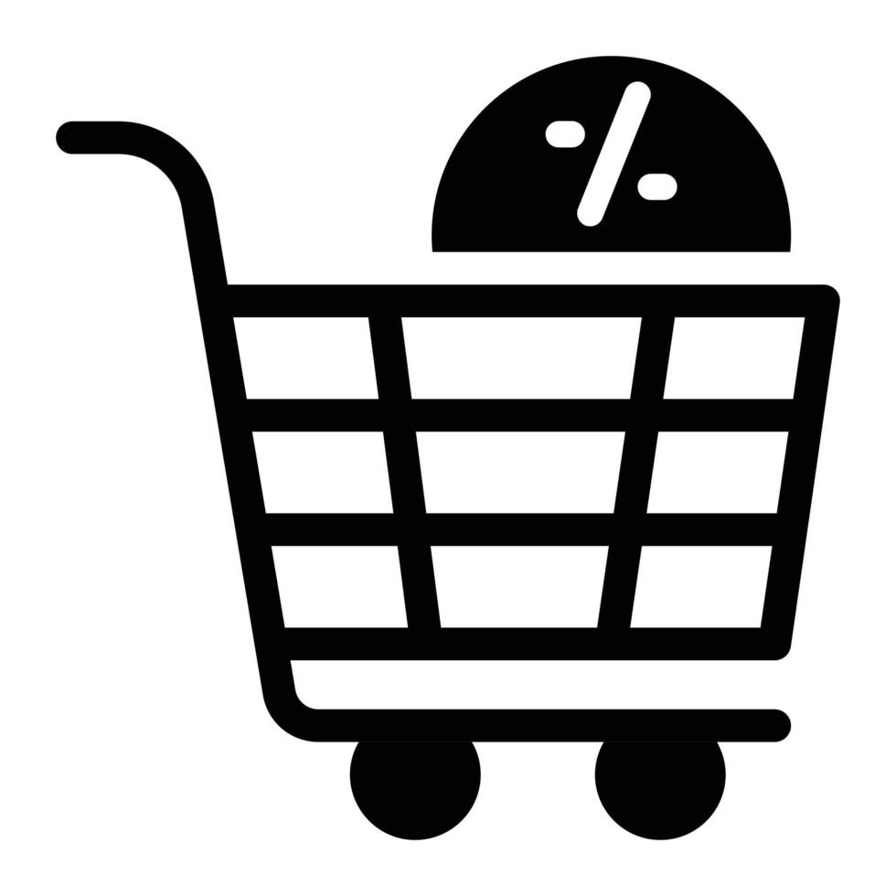 Ilustración de vector de carrito de compras en un fondo. Símbolos de calidad premium. iconos vectoriales para concepto y diseño gráfico.