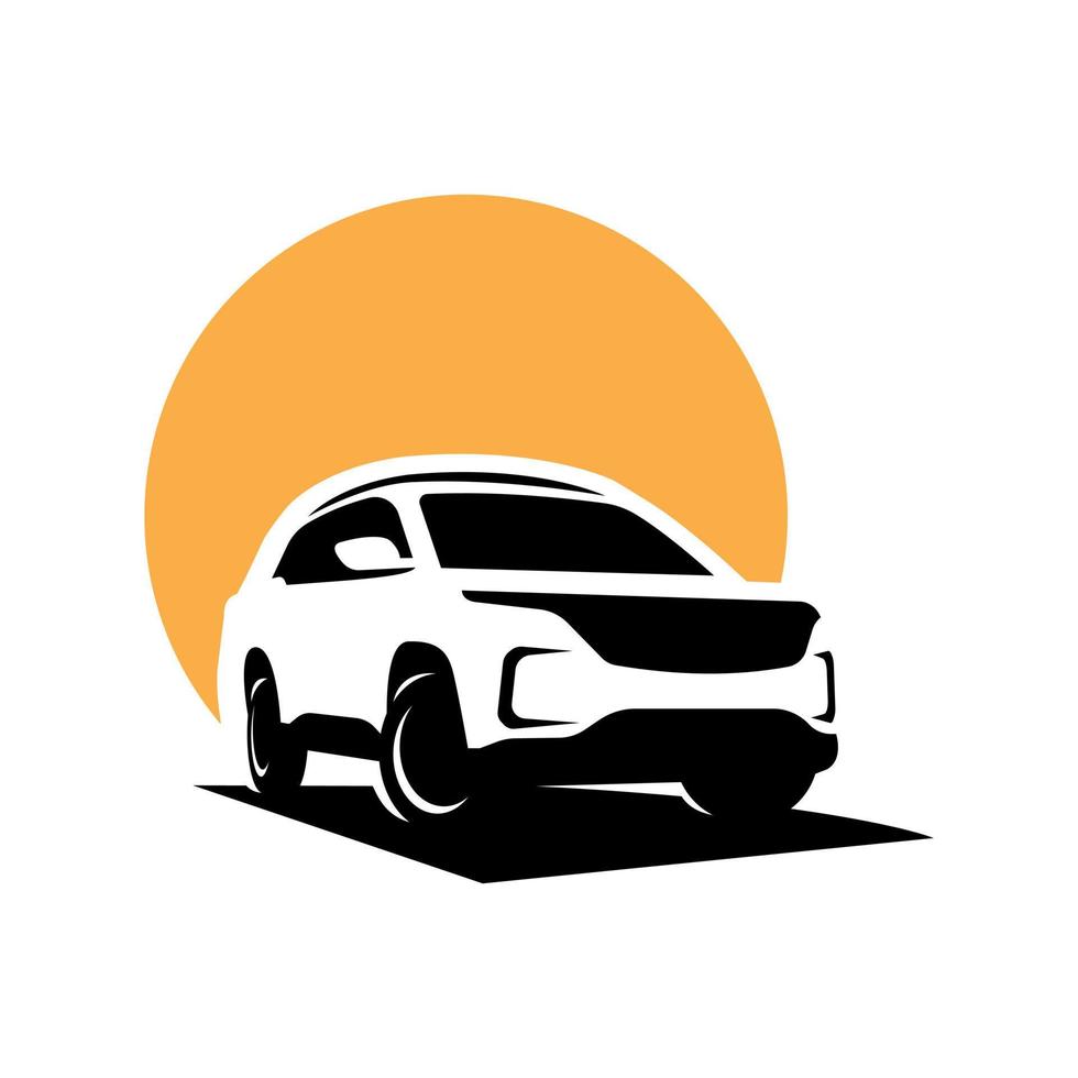 diseño de logotipo de coche de aventura vector